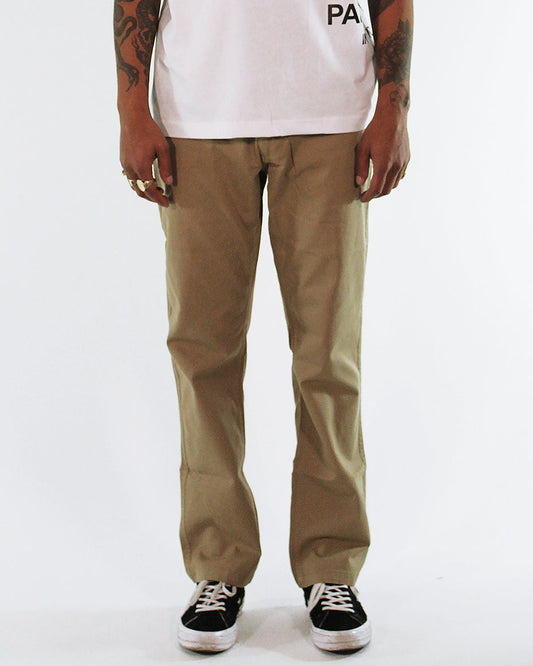 Tan Straight Chinos