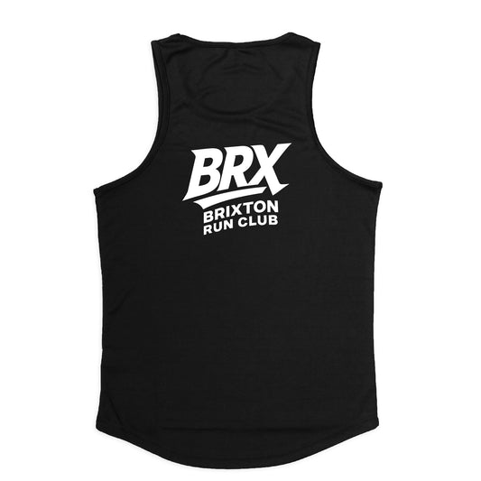 Brixton Run Club Mens Black Vest